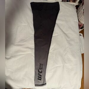 UFC gym black and grey ombré leggings